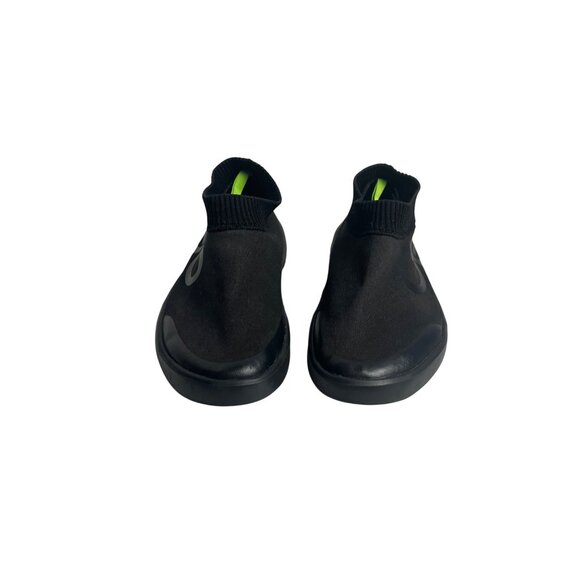 Oofos OOMG eeZee Mens Size 9.5 Black Slip-On Recovery Shoes With Comfort Foam - Picture 2 of 11